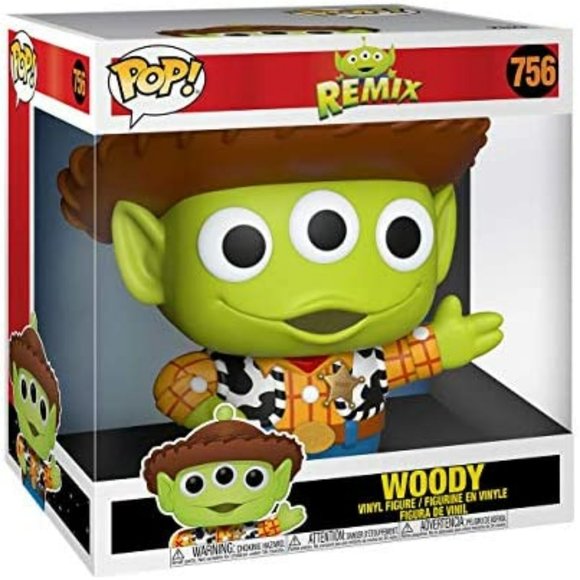 Funko Pop! Disney: Pixar Alien Remix - 10 Inch Alien as Woody Vinyl Figure - Picture 2 of 5